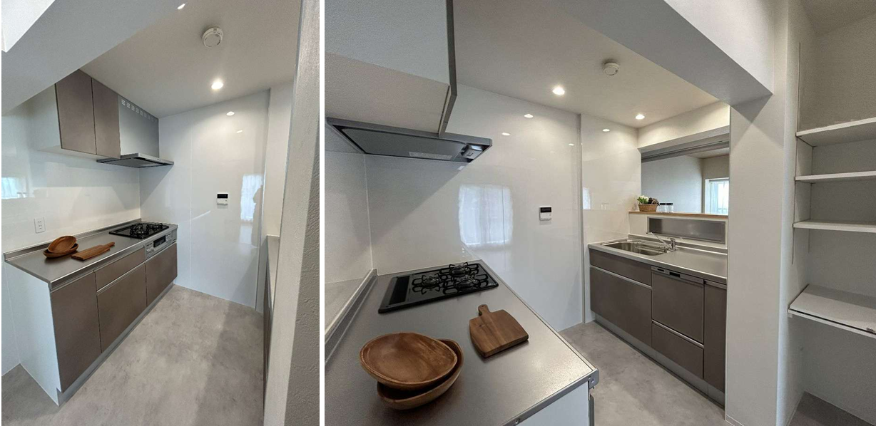 Ⅱ列型で憧れの対面キッチン