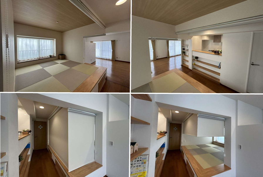 畳コーナーは使い方色々