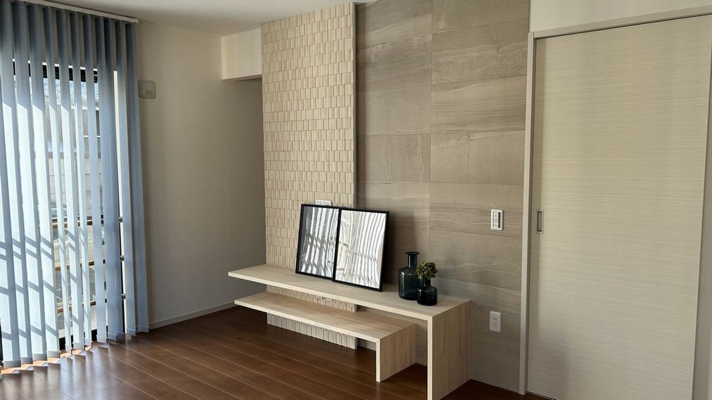 オリジナルのTVボードで快適リビング