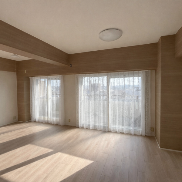 広がるリビング広がる景色