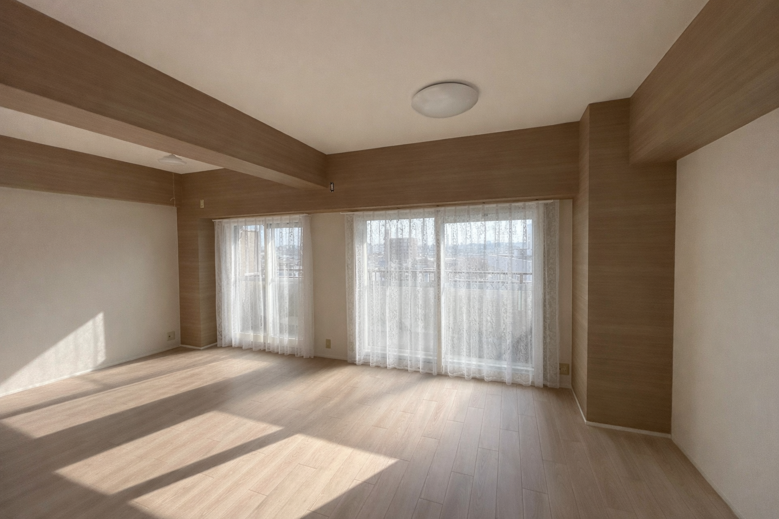 広がるリビング広がる景色