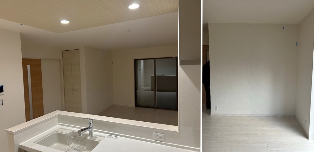 分譲時の真っ白なインテリア