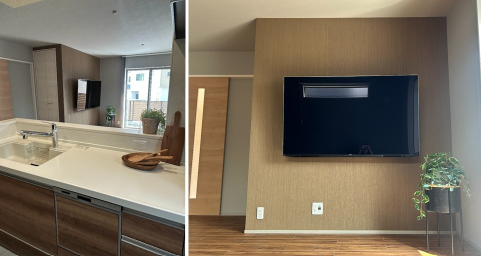 あこがれの壁掛けテレビ