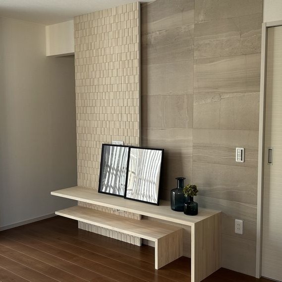 オリジナルのTVボードで快適リビング