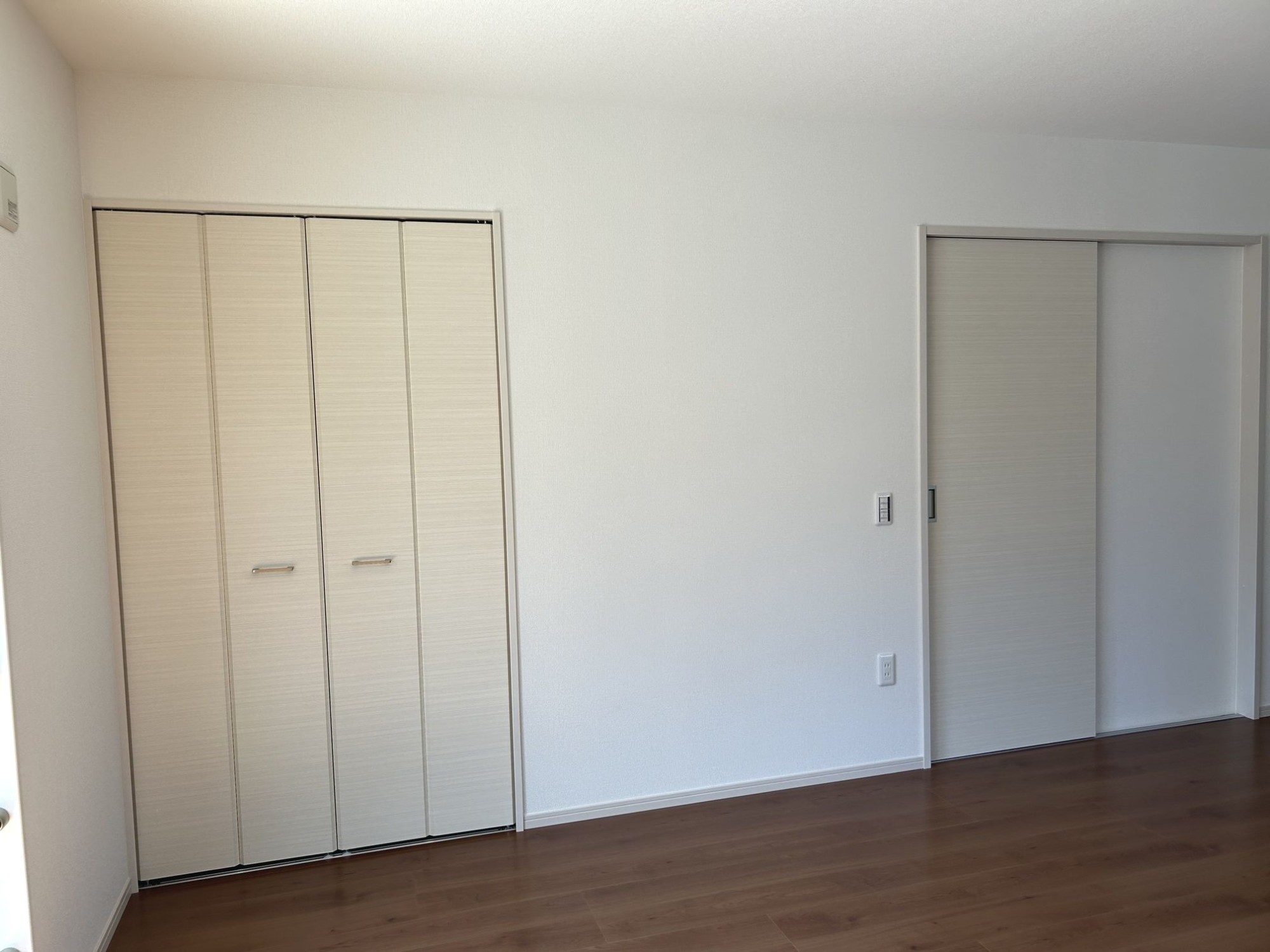 リビングの入口横に収納扉がある　Before